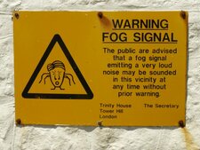 Warning fog signal