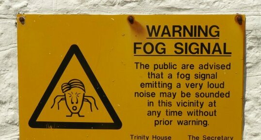 Warning fog signal