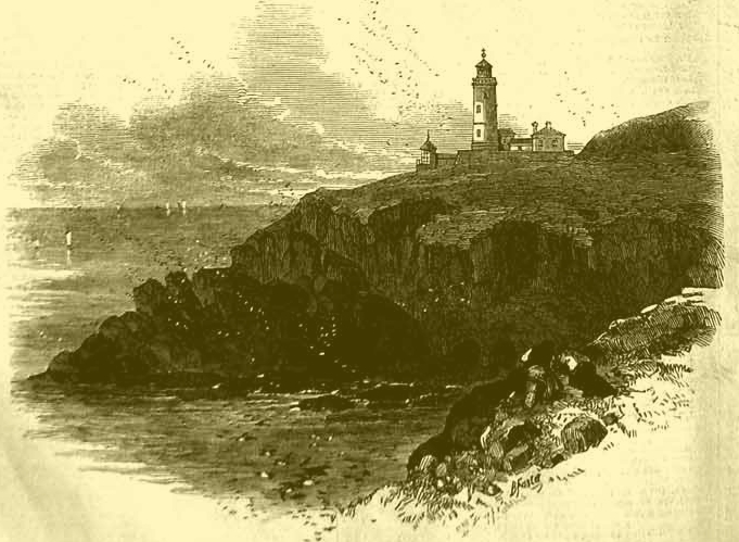 Trevose Head Lighthouse illustration (1847)